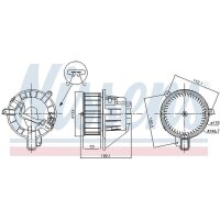 NISSENS 87546 Innenraumgebläse