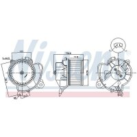 NISSENS 87574 Innenraumgebläse