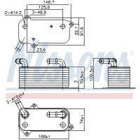 NISSENS 91389 Ölkühler, Automatikgetriebe