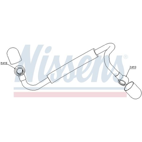 NISSENS 935289 Ölleitung, Lader