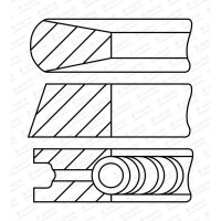 GOETZE ENGINE 08-431900-10 Kolbenringsatz