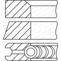 GOETZE ENGINE 08-450700-00 Kolbenringsatz