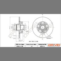 DR!VE+ DP1010.11.1738 Bremsscheibe