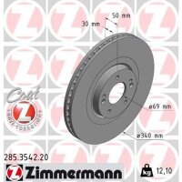 ZIMMERMANN 285.3542.20 Bremsscheibe