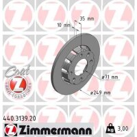 ZIMMERMANN 440.3139.20 Bremsscheibe