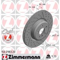 ZIMMERMANN 150.2983.20 Bremsscheibe