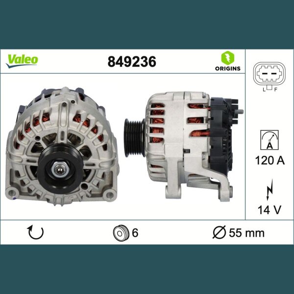 VALEO 849236 Generator