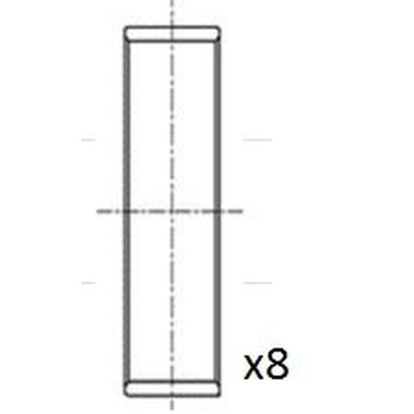 FAI AutoParts BB2136-STD Pleuellagerschale