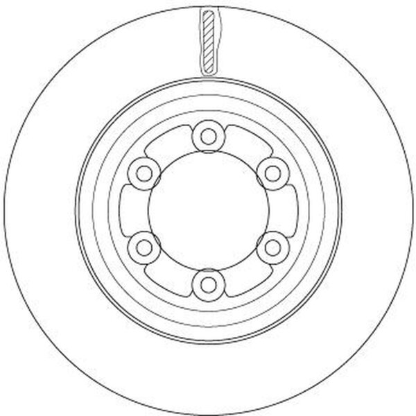 TRW DF6736S Bremsscheibe