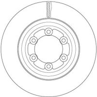 TRW DF6736S Bremsscheibe