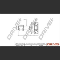 DR!VE+ DP2110.10.1189 Gelenksatz, Antriebswelle