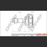 DR!VE+ DP2110.10.1549 Gelenksatz, Antriebswelle
