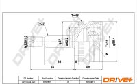 DR!VE+ DP2110.10.1601 Gelenksatz, Antriebswelle