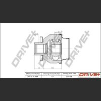 DR!VE+ DP2110.10.1664 Gelenksatz, Antriebswelle