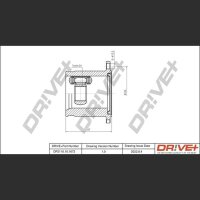 DR!VE+ DP2110.10.1672 Gelenksatz, Antriebswelle
