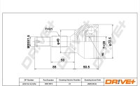 DR!VE+ DP2110.10.1874 Gelenksatz, Antriebswelle