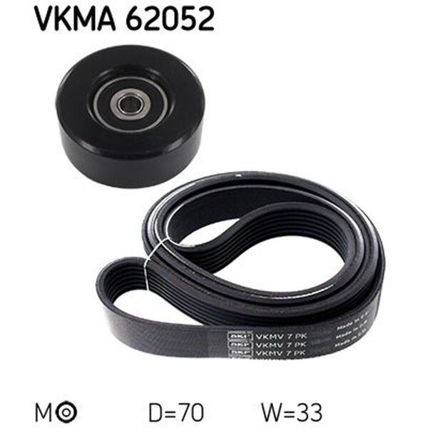SKF VKMA 62052 Keilrippenriemensatz