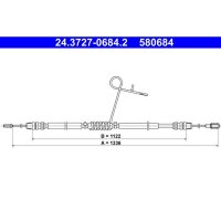 ATE 24.3727-0684.2 Seilzug, Feststellbremse