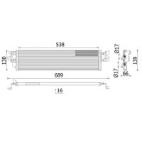 MAHLE CLC 328 000P Ölkühler, Automatikgetriebe