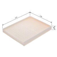 BOSCH 1 987 435 159 Filter, Innenraumluft