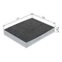 BOSCH 1 987 435 619 Filter, Innenraumluft