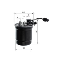 BOSCH F 026 402 280 Kraftstofffilter