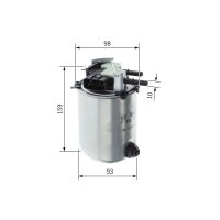BOSCH F 026 402 288 Kraftstofffilter