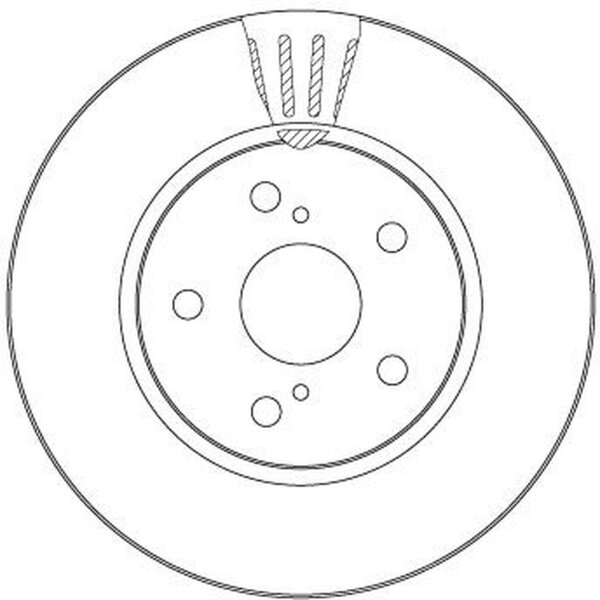 TRW DF6986S Bremsscheibe