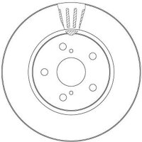 TRW DF6986S Bremsscheibe