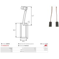 AS-PL AB9007S Kohlebürste, Generator