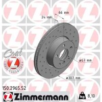 ZIMMERMANN 150.2965.52 Bremsscheibe