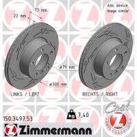 ZIMMERMANN 150.3497.53 Bremsscheibe