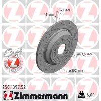 ZIMMERMANN 250.1397.52 Bremsscheibe