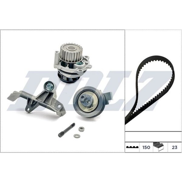 DOLZ KD168 Wasserpumpe + Zahnriemensatz
