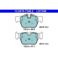 ATE 13.0470-7349.2 Bremsbelagsatz, Scheibenbremse