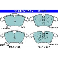 ATE 13.0470-7313.2 Bremsbelagsatz, Scheibenbremse