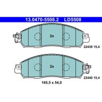 ATE 13.0470-5508.2 Bremsbelagsatz, Scheibenbremse