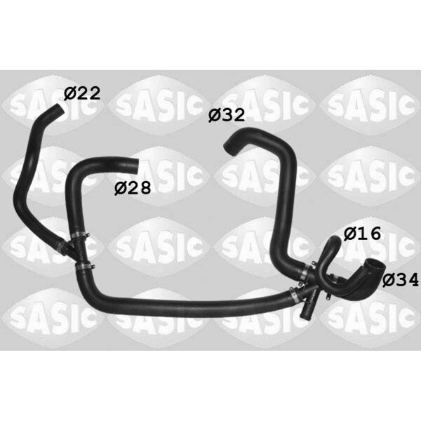 SASIC 3406509 Kühlerschlauch