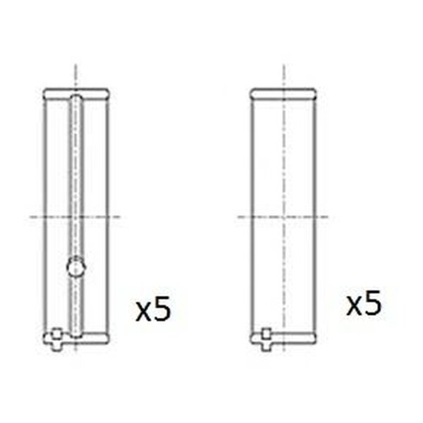 FAI AutoParts BM1130-STD Kurbelwellenlagerschale
