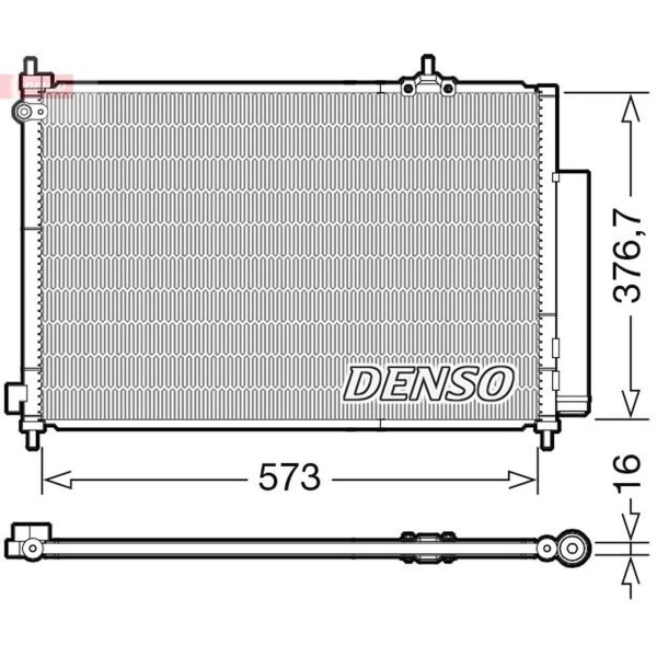 DENSO DCN40031 Kondensator, Klimaanlage