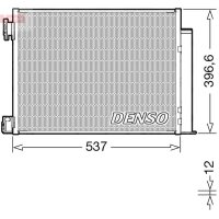 DENSO DCN46032 Kondensator, Klimaanlage