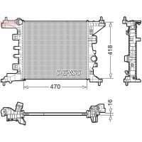 DENSO DRM20121 Kühler, Motorkühlung