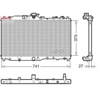 DENSO DRM44050 Kühler, Motorkühlung
