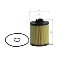 BOSCH F 026 407 323 Ölfilter