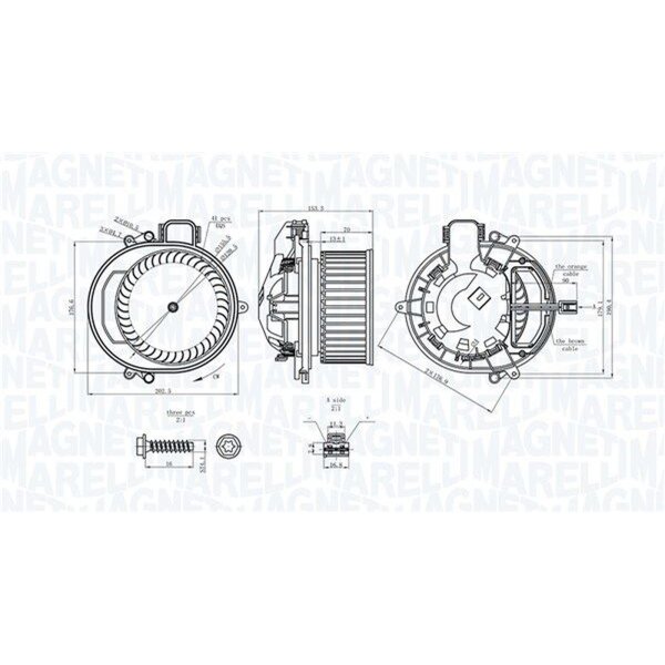 MAGNETI MARELLI 069412722010 Innenraumgebläse