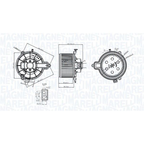 MAGNETI MARELLI 069412733010 Innenraumgebläse