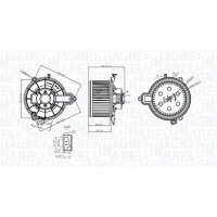 MAGNETI MARELLI 069412733010 Innenraumgebläse