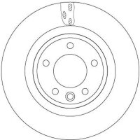 TRW DF6956S Bremsscheibe