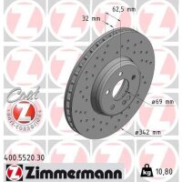 ZIMMERMANN 400.5520.30 Bremsscheibe