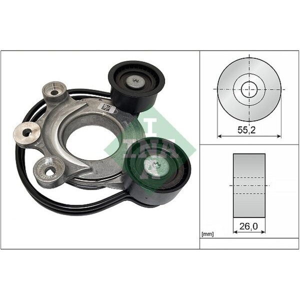 Schaeffler INA 534 0827 10 Riemenspanner, Keilrippenriemen